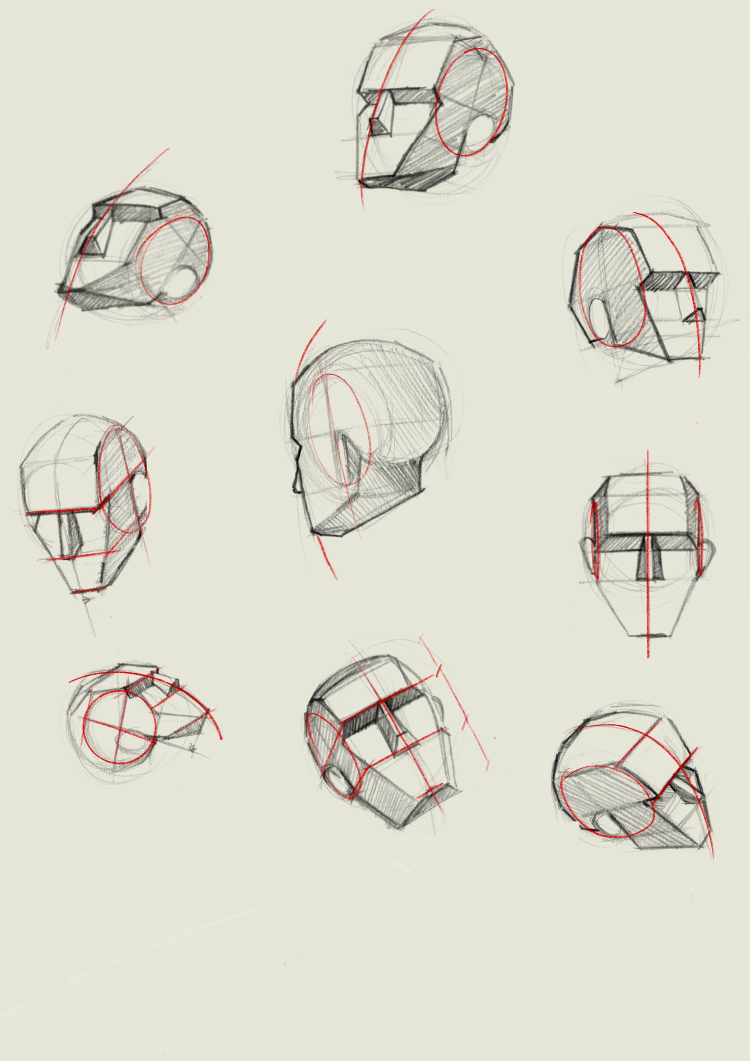 Mastering Portraits: Combining Structural and Visual Approaches with Loomis & Reilly Methods