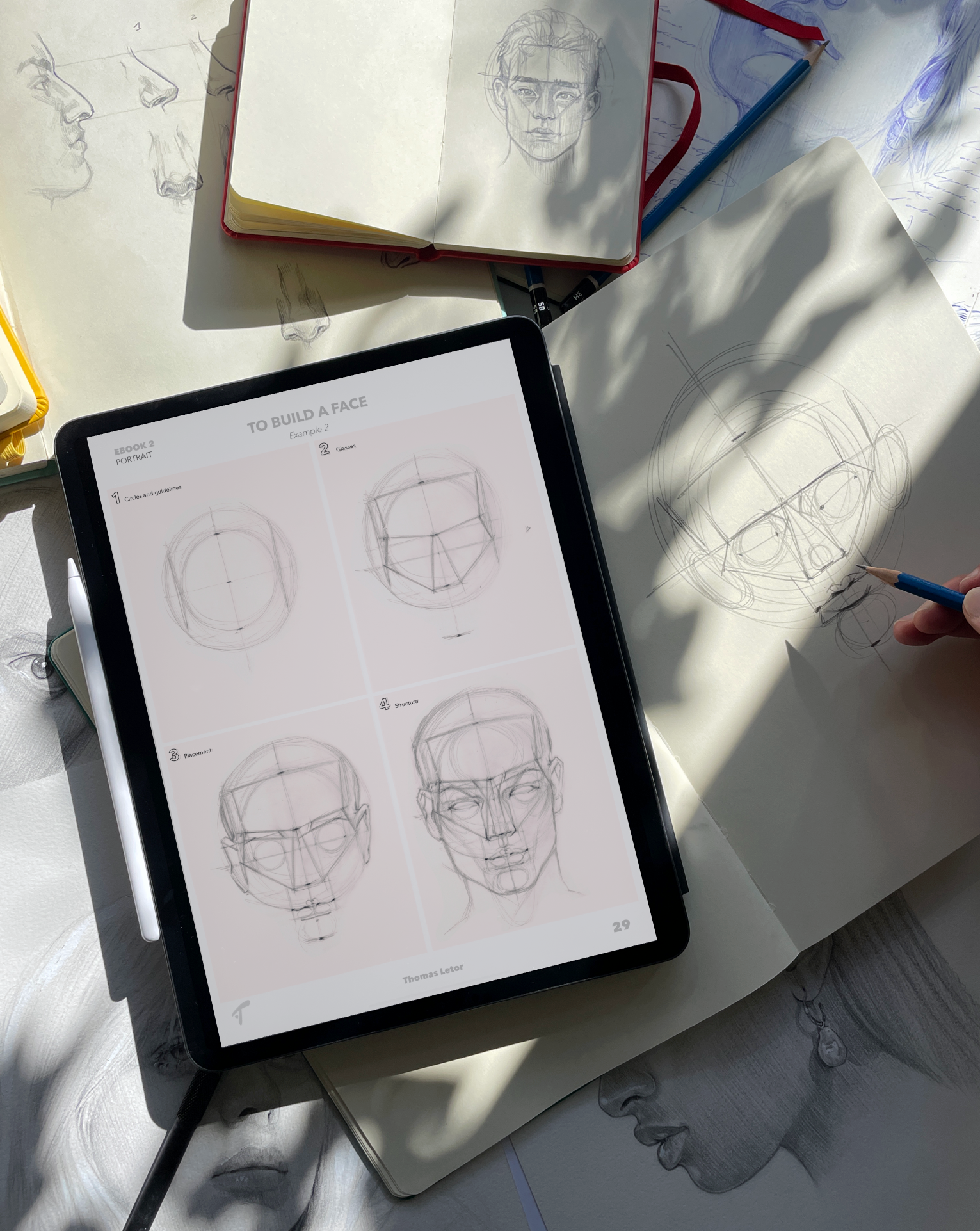 Learn how to draw faces ste by step sketching tutorial for beginners by thomas letor